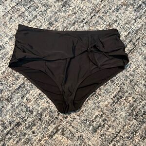 Torrid Black High-Waisted Swim Bottoms